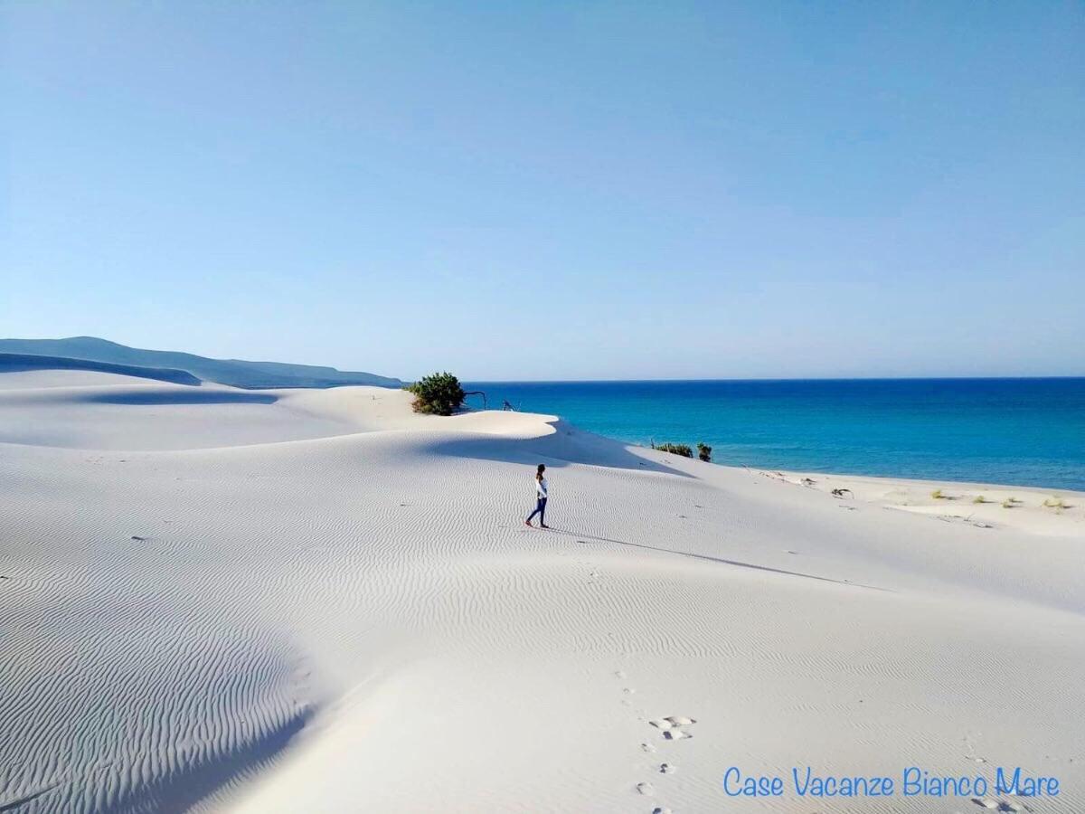 Case Vacanze "Bianco Mare" Porto Pino Bagian luar foto
