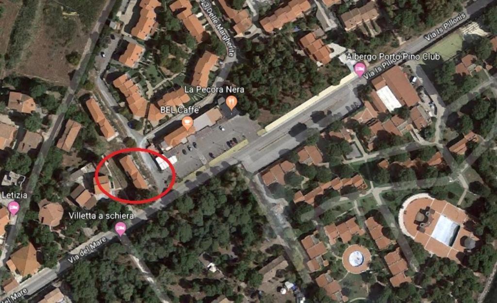 Case Vacanze "Bianco Mare" Porto Pino Bagian luar foto