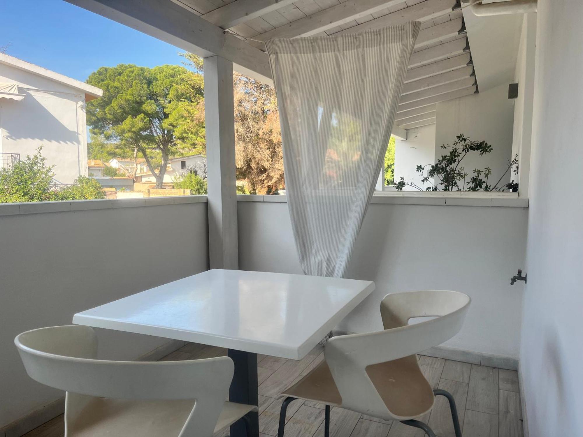 Case Vacanze "Bianco Mare" Porto Pino Bagian luar foto